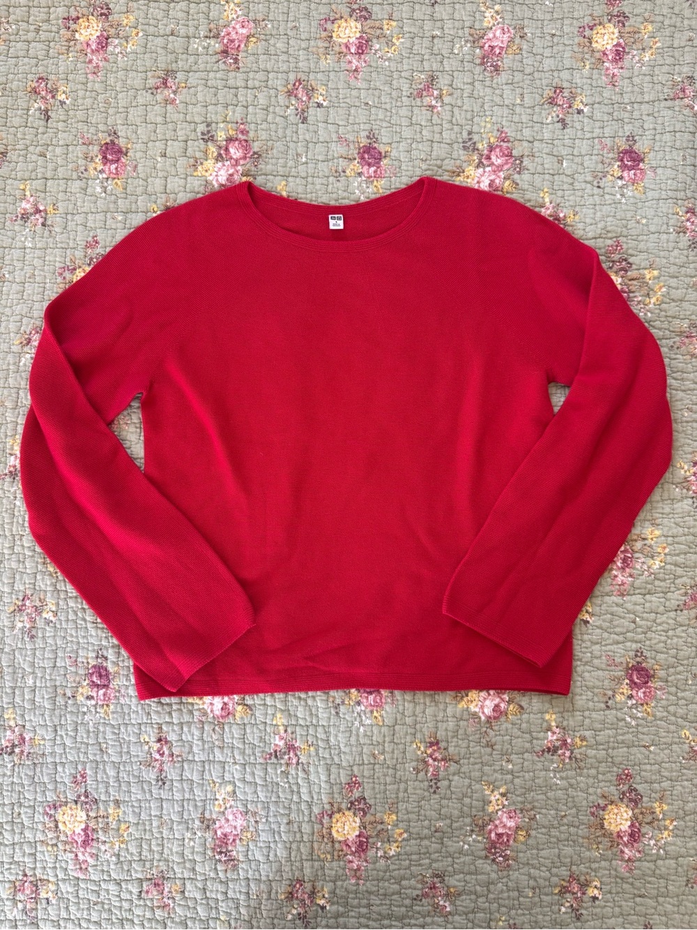 Uniqlo 3D Knit Pullover - Red